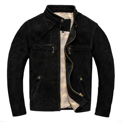 Spring Casual Leather Jacket for Men