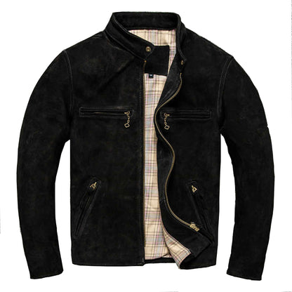 Spring Casual Leather Jacket for Men