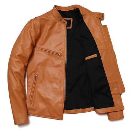 Brown Genuine Leather Jacket