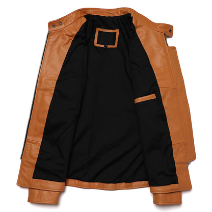 Brown Genuine Leather Jacket